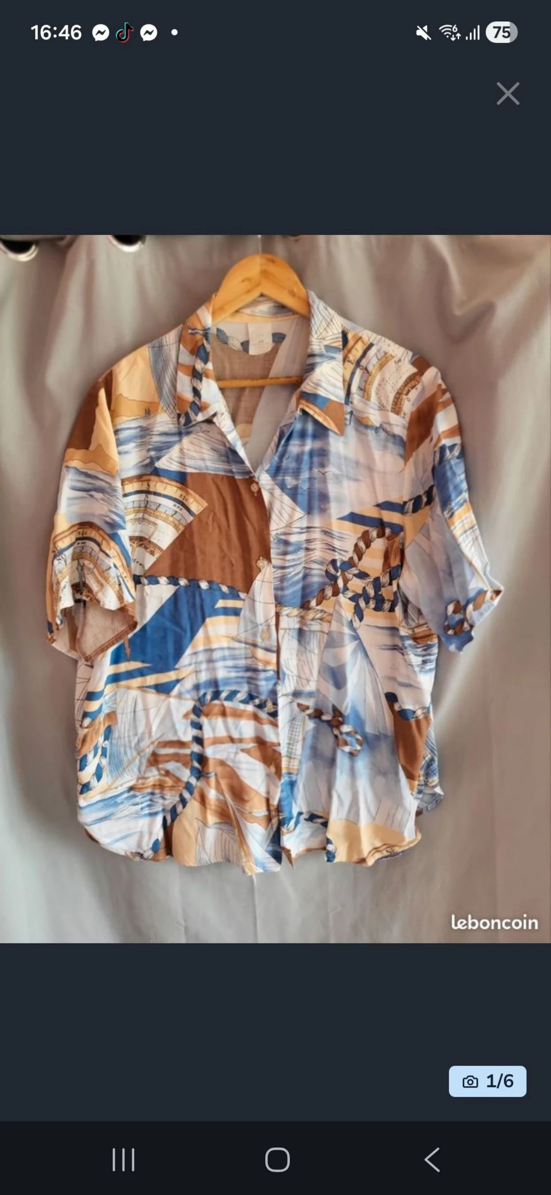 Chemise estivale taille 46